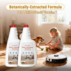 2 Bottle Floor Cleaning Solution Compatible with Roborock (Q5/Q7/Q8/Q10/S7/S8/Saros 10R/F25/Qrevo Series), Floor Cleaner Refill for All Robot Vacuums & Cordless Wet Dry Vacuum with Mopping