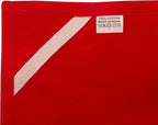 DG Collections 100% Cotton Flour Sack Towels – 12 Pack, 27x27 Inches, Red, Lint-Free, Pre-Washed, Hemmed Edges – Reusable Kitchen Towels for Cleaning, Embroidery, Printing & Crafts - Red