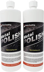 DURA-COATING TECHNOLOGY, Blue Premium Metal Polish - Perfect Brightener and Scratch Remover for Aluminum Wheels, Diamond Plate, Stainless Steel, Copper, Brass, & Nickel - (1/2 Gallon Bottle)