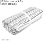 Encasa XO Ironing Mat/Pad (Large 48"x28") with 3mm Padding & Silicone Iron Rest for Steam Pressing on Tabletop or Bed - Heat Resistant, Portable, Quilting & Travel Blanket - Aztec