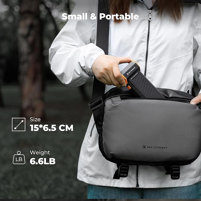 K&F CONCEPT 2025NEW Magnetic Compressed Air Duster, Electric Air Duster|300000RPM|3 Gear Adjustable|Super Wind Power|Rechargeable Brushless Motor|for Computer, Keyboard, Car, Home,Outdoor Cleaning