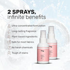 Frey Fabric Freshener Spray – Pack of 2 | Linen Spray Deodorizer for Laundry | Jasmine Rose | 2oz Bottles
