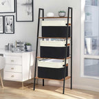 GhvyenntteS Large Fabric Storage Bins for Shelves with Metal Frame Opening & Hard Bottom Board, Collapsible Storage Baskets for Shelves 3 Pack, 15x11 Inch Baskets for Organizing Clothes Toys (Black)