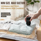 TAILI Vacuum Storage Bags with Rechargeable Cordless Pump, 8 Pack (3M+3L+2XL), Compression Packing Cube for Luggage and Suitcase, Vacuum Seal Bags for Clothing, Cruise Ship and Travel Essentials