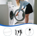 Washing Machine Cleaning Brush Kit, Laundry Deep Clean Tools Accessories, Front Load Washer Machine Cleaner Accessories with 2 Pcs Drum Slot Cleaner Brushes and 5 Pcs Small Cleaning Brush