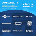 Garbage Disposal Cleaner Deodorizer Tablets – 24 Pack XL Foaming Citrus Cleaning Tablet - Sink Drain Disposer Garburator Freshener Odor Eliminator Grease Remover Septic Safe - 1 Year Supply