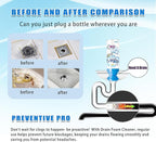 Foam Drain Cleaner, Drain Foam Cleaner, Powerful Foaming Sink Drain Cleaner, Liquid Hair Drain Clog Remover for Kitchen Drain, Sinks, Tubs (2 PCS)
