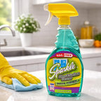 Sparkle Green Formula Glass Cleaner, 33.8 Oz Bottle
