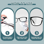 Eyeglass Scratch Remover for Lenses, Eyeglass Cleaner Spray, Glasses Lens Scratch Remover for Eyeglasses, Sunglasses Cleaning Kit (1)