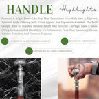 Deluxe Walking Sticks | Rosewood Crafted Cane with Solid Brass Chrome Decorative Bars | Nagina International