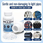 Pipe Dredge, Powerful Foaming Sink & Drain Cleaner Powder for Kitchen, Toilet & Pipeline Cleaning, Fast-Acting Clog Remover (2pcs or 4pcs) (4 bottles)