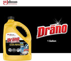 Drano 696642 Max Gel Clog Remover, Bleach Scent, 128 oz Bottle, 4/Carton