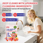 50 Count Garbage Disposal Cleaner and Deodorizer – Sink Odor Eliminator, New Powerful Grapefruit Zest Scented Kitchen Sink Freshener Pods& Drain Odor Eliminator Disposer Care Balls