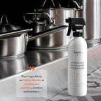 Bayes High-Performance Stainless Steel Cleaner Spray, Polish, and Protectant - Indoor & Outdoor Stainless Cleaner - Stainless Steel Sink Cleaner 16oz