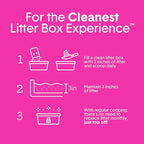 Boxie Glo Clumping Clay 30 Day Odor Control Cat Litter, 99.9% Dust-Free, Low Tracking, UV Light Attractant, 16 lb