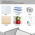 XANGNIER 10 PCS Multipurpose Wire Dishwashing Rags,2025 New Upgrade Non Scratch Wire Dishcloth, Four-Layer Silver Mesh Dish Cloths,Steel Wool Cleaning Cloths,Multi Purpose Metal Wash Miracle Cloths