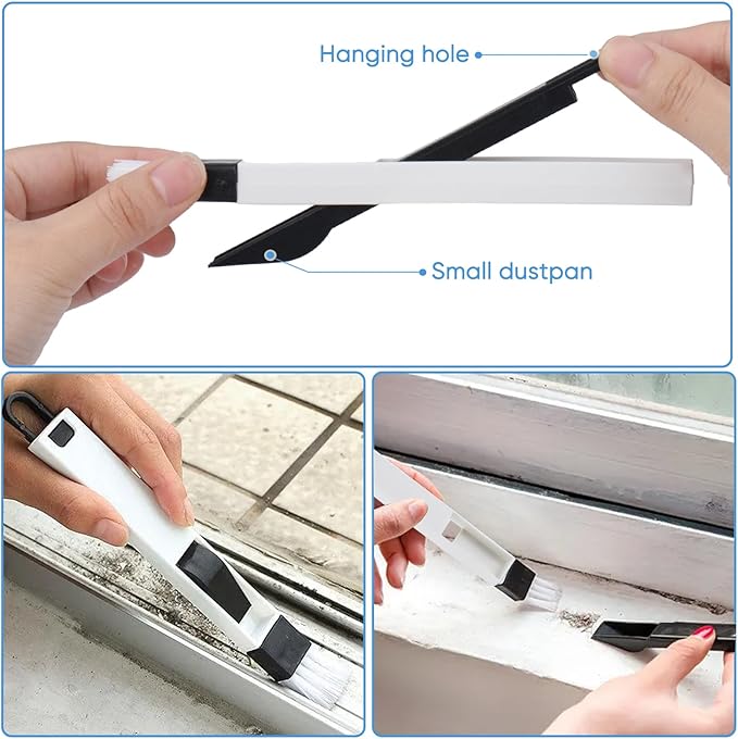 6Pcs Crevice Cleaning Brush,Cleaning Supplies Cleaning Brush Tools Crevice Cleaning Brushes for Household Use Bathroom Tiles Kitchen Practical and Durable