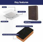 17.2oz Drywall Patch Repair Kit - Professional All-in-1 Tool Set (Scrapers/Sanding Sponge/Texture Sponge/Gloves/ Aluminum Patches/Putty Knife) for Fast Wall Hole Repair