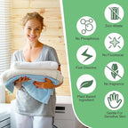 Loopeer 600 Loads Laundry Detergent Sheets Bulk No Leak Laundry Soap Sheets Anti Sensitive Liquidless Laundry Supplies Washing Strips for Home Dorm(Unscented)