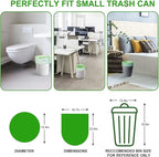 5.2 Gallon Biodegradable Trash Bags (THICKENED) | Eco Friendly, Unscented, 20L Strong Multipurpose Waste Bags for Bathroom Bedroom Office Kitchen, 160 Count | Compostable Garbage Bag by EnvoWise