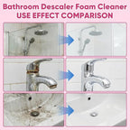 Bathroom Descaler Foam Cleaner,Powerful Pink Bathroom Cleaner Spray,Bathroom Descaler Cleaner,Stubborn Stains Cleaner,All-Purpose Bathrooms Descaler Foam Spray(300ml)