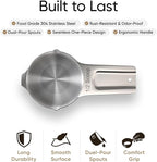 Color Up ½ Cup Pet Food Scoop – Stainless Steel Dog Food Scoop Cup (8 Tbsp) – Rust-Resistant, Heavy-Duty Measuring Scoop for Dogs, Cats, Birds & Rabbits – Perfect for Dry Food & Treats