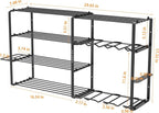 Power Tool Organizer Wall Mount, Heavy Duty Cordless Tool Storage Drill Rack, 5 Layers Garage Organization Tool Shelf with Tool Holder, Birthday Christmas Gift for Men Husband Dad Father
