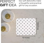 Reusable Paper Towels (12"x10”) - Soft Absorbent 100% Cloth Paper Towel - Washable Paper Towels Rolls w/Cardboard Roll - Napkins Washable - Reusable Dish Cloths (Minimalist, 12x10inch)