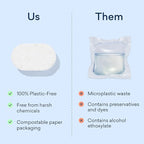 BLUELAND 100% Plastic-Free Dishwasher Detergent Tablets, 60 Count, Free & Clear, Eco-Friendly Dishwashing Pods, Natural, Sustainable