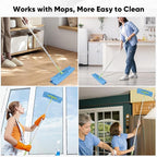 HOMEXCEL Microfiber Glass Cleaning Cloth 12 PK, Lint Free Streak Free, Reusable Cleaning Cloth for Cleaning Windows, Glasses, Mirrors, Screens, Stainless Steel, and More Blue-12”×12”