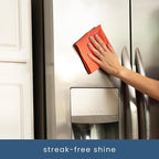 S&T INC. 200 Pack Microfiber Cleaning Cloth, Bulk Towels for Home, Reusable Microfiber Towels for Cars, Cleaning Rags, Assorted, 11.5 Inches x 11.5 Inches, 200 Count