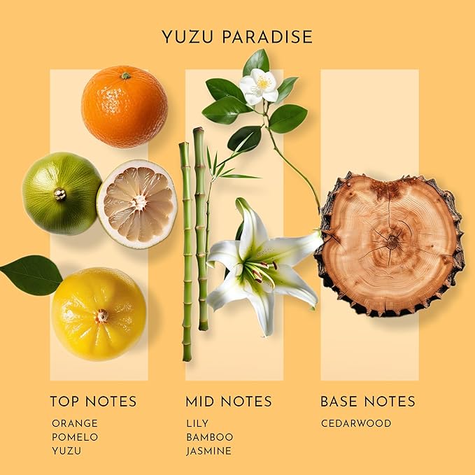 Scent Better Yuzu Paradise Aroma Essential Oil Blend: Aromatherapy Blend of Yuzu, Citrus, and Bamboo for Ultrasonic Diffusers & Nebulizers (3.3 Fl Oz, 100 mL)