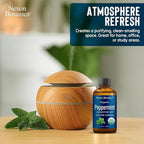Organic Peppermint Essential Oil 30 ml - Pure, Natural Oils for Aromatherapy, Diffusers, DIY, Candle and Soap Making Scent - Nexon Botanics