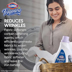 Clorox Fraganzia Liquid Laundry Fabric Softener, Lavender with Eucalyptus Scent - Laundry Odor Eliminator, Wrinkle Reducer and Static Reducer, 40 Fl Oz - 6 Pack