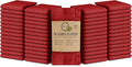 Softolle 100% Cotton Washcloths 60 Pack (12x12 Inches) Soft, Highly Absorbent Washcloth, Face Towels, Wash Cloths for Face, Ring Spun, Bulk Pack (Burgundy)