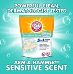 Arm & Hammer Sensitive Scent 5-in-1 Laundry Detergent Power Paks, 40 count