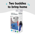 Kikkerland Set of Two Reusable Dryer Buddies for Laundry – Fabric Softener Dryer Balls – Control Static, Remove Wrinkles, Dry Clothes Faster, Puffer Fish