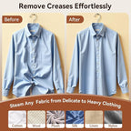 Portable Handheld Garment and Fabric Steamer 1000 Watts, PortableSteamer for Clothes,Quick Heat Aluminum alloy plate Steam Nozzle, 30s Fast Heat-up, 260ml Big Water Tank