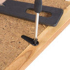 Turn Buttons 136 Black Picture Frame Turn Fasteners with 136 Screws for Hanging Photos by Topoox