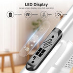 Self Clean and Empty Cordless Vacuum Cleaner with 2.5L Dust Base, Powerful Suction Handheld Vacuum, Auto Empty System, HEPA Filtration, Stick Vacuum for Pet Hair, Hardwood and Carpet, Black