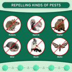 Rodent Mouse Repellent 42 Pieces, Peppermint Oil Moth Balls for Mice Rats Deterrent, Natural Pest Control Pouches for Chipmunks, Squirrels, Safe for Humans & Pets, Skunks, Indoor and Outdoor Use