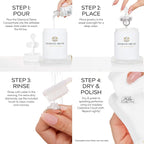 Diamond Drunk The Starter Collections - Non-Toxic, Fine Jewelry Cleaning Kit for Diamond, Gold, & Platinum Rings & More - 2 Months Supply of Safe, Sustainable Cleaner to Restore Shine - Patented Bauble Basket & Reusable Vessel