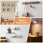 160 Pcs Self Drilling Drywall Anchors with Screws Kit, 80 Sheetrock Anchors (0.47x1.18inch) & 80 Zinc Plated Expansion Screws, Easy Application No Drill Needed, Hold 66LB for Wall Hanging