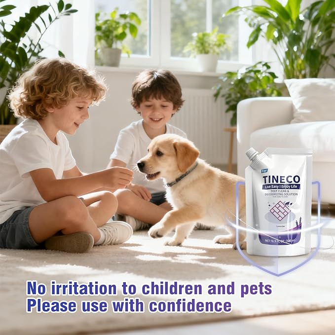 Floor Lavender Cleaning Solution 2 bags Refill, Compatible with Tineco All Series Robot Vacuum Cleaner, Eco-Safe, Streak-Free Formula for Hard Floors, Pet & Kid Friendly