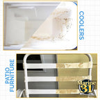 Marine 31 Mildew Stain Remover & Cleaner Gel Combo - Marine & Boat, Home & Patio, Bathroom & Shower Cleaner (20oz. Spray Bottle & 128oz. Gallon Bundle)