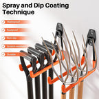 Garage Hooks Heavy Duty, 10 Pack Wall Mount Storage Hangers with Extension Cord Holder Organizer, for Power Tool, Garden Tool, Utility, Ladder, Hose and More