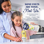 Cleancult Dish Soap Liquid Refills - Plant Based Cleaning Power - Cuts Grease & Grime - Free of Harsh Chemicals - Uses 90% Less Plastic - Lemon Verbena - 32 oz/3 Pack
