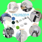 Electric Spin Scrubber,Bathroom Cleaner Brush with Full-Body IPX7 Waterproof,Shower Scrubber with Long Handle,Power Cleaning Brush with 9 Brush Heads,Cordless Scrubber for Kitchen,Tub,Tile,Galss,Floor