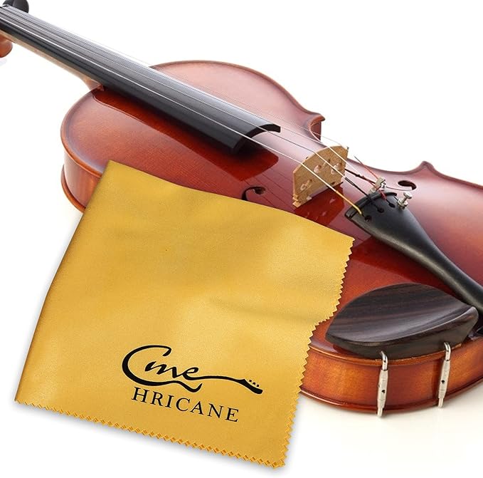 Hricane Guitar Cloths Ultrafine fiber suede (8-Pack 12"x12") Plush Polishing Cloths for Musical Instruments Premium Polishing & Cleaning Cloths for Guitar Violin Piano Clarinet Trumpet Sax Universal