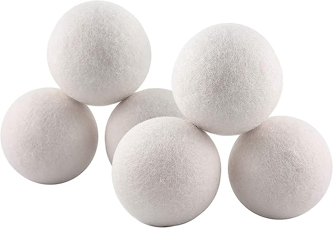 Smart Design 3933142 Dryer Balls, Natural Wool